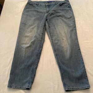 JUST MY SIZE JMS Women's Plus Classic Fit Denim Blue Jeans Tag Size 20W